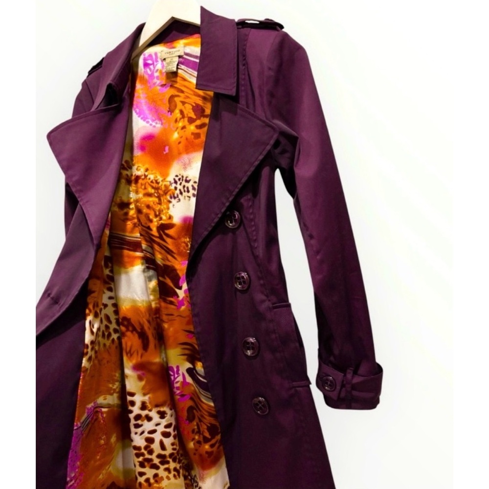 VERTIGO PARIS | Royal Grape Trench Coat